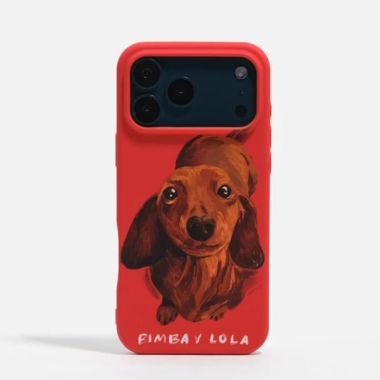Zdjęcie produktu Etui iPhone 17 Pro Max teckel czerwone BIMBA Y LOLA