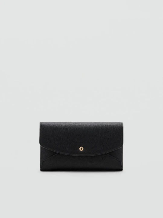 Zdjęcie produktu Etui na dokumenty z kontrastowym wnętrzem czarny - Kobieta - Rozmiar uniwersalny - MANGO