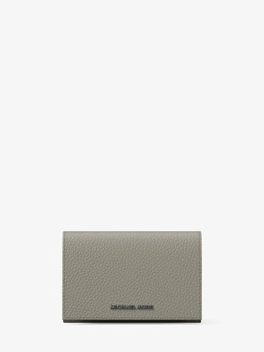 Zdjęcie produktu Etui na karty Hudson ze skóry groszkowej Michael Kors