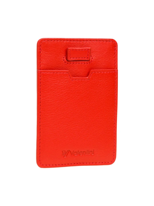 Zdjęcie produktu Etui na karty i dokumenty Valentini Metallic 014 czerwone