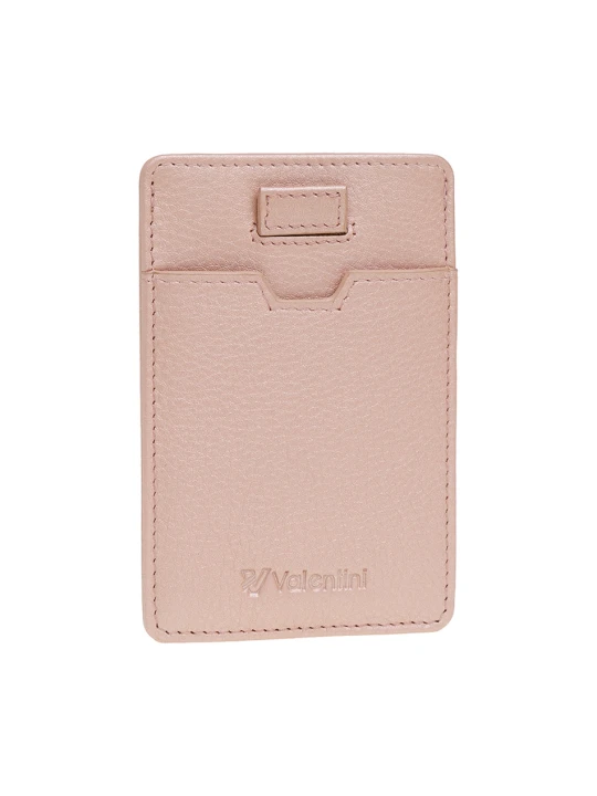 Zdjęcie produktu Etui na karty i dokumenty Valentini Metallic 014 pudrowy róż