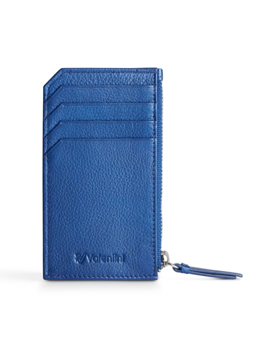 Zdjęcie produktu Etui na karty i dokumenty Valentini Metallic 101 niebieskie