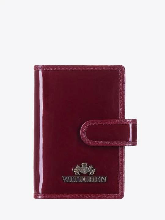 Zdjęcie produktu Etui na karty kredytowe bordowe Wittchen