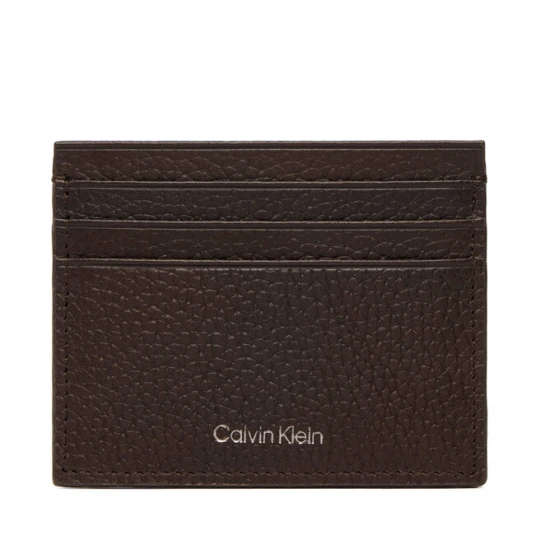 Zdjęcie produktu Etui na karty kredytowe Calvin Klein LV04D1060G Brązowy ciemny