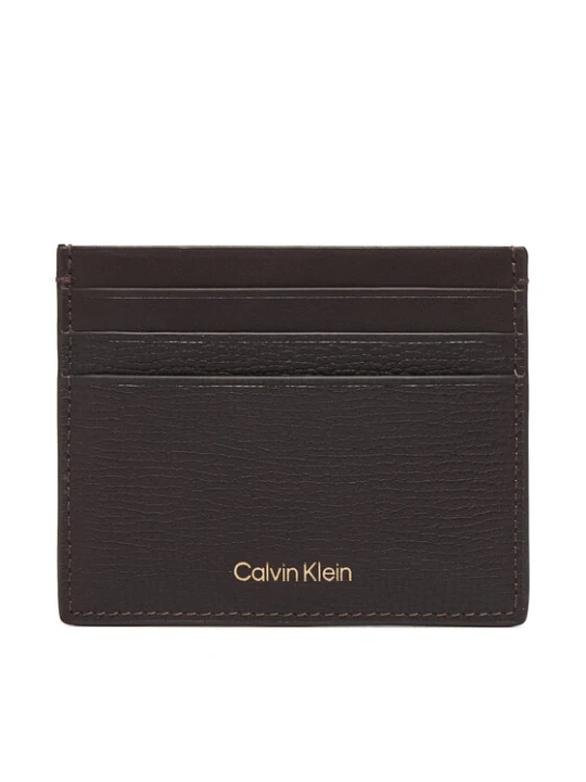 Zdjęcie produktu Etui na karty kredytowe Calvin Klein Premium Leather Cardholder LV04D1286G Brązowy