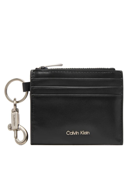 Zdjęcie produktu Etui na karty kredytowe Calvin Klein Raised Cardholder W / Clip LV04D1278G Czarny