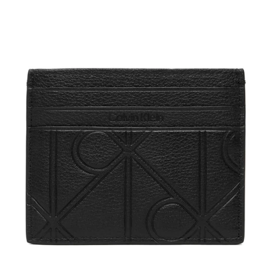 Zdjęcie produktu Etui na karty kredytowe Calvin Klein Xl Emblem Aop Emboss Card Case LV04D1174G Czarny