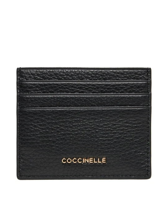Zdjęcie produktu Etui na karty kredytowe Coccinelle MW5 Metallic Soft E2 MW5 12 95 01 Czarny