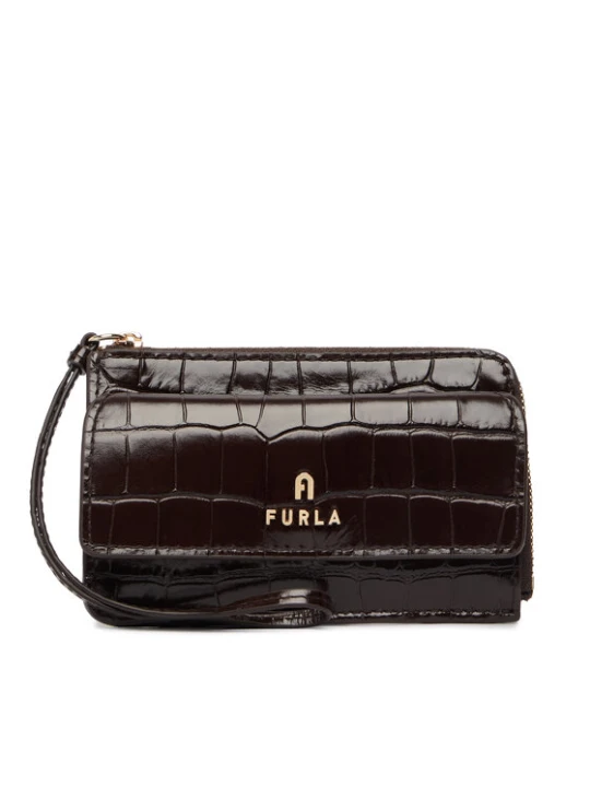 Zdjęcie produktu Etui na karty kredytowe Furla Camelia M Card Case WP00642 BX4255 2460S Brązowy ciemny