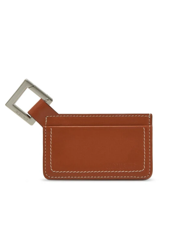 Zdjęcie produktu Etui na karty kredytowe JACQUEMUS 24E245SL125 Brązowy
