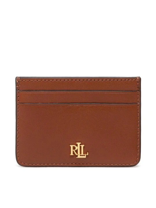 Zdjęcie produktu Etui na karty kredytowe LAUREN RALPH LAUREN Slim Card 432876732002 Brązowy