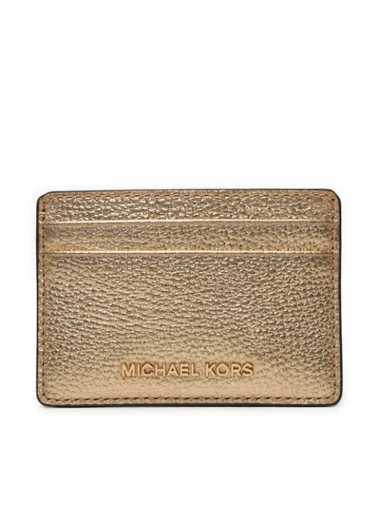 Zdjęcie produktu Etui na karty kredytowe MICHAEL Michael Kors 32H9TJ6D1L Złoty