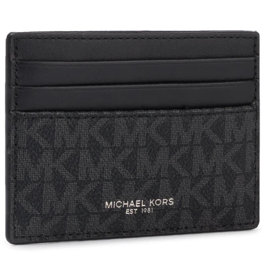 Zdjęcie produktu Etui na karty kredytowe MICHAEL Michael Kors Greyson 39F9LGYD2B Czarny