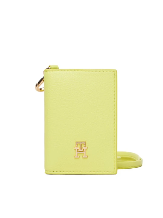 Zdjęcie produktu Etui na karty kredytowe Tommy Hilfiger Th Icon Cc Holder W/Strap AW0AW18480 Zielony
