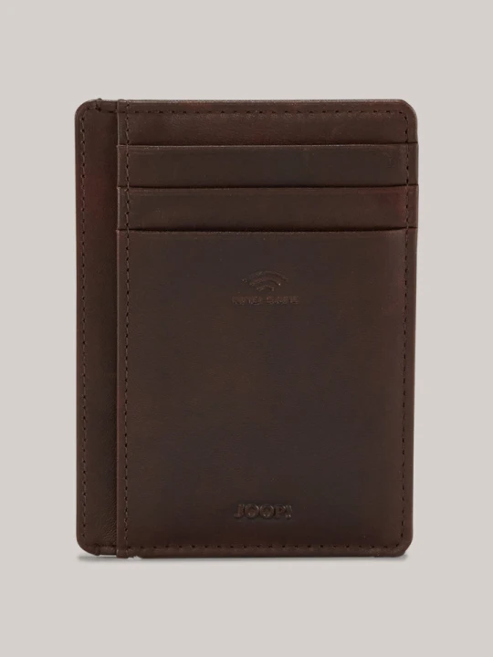 Zdjęcie produktu Etui na karty Loreto Itys w ciemnobrązowym kolorze JOOP!