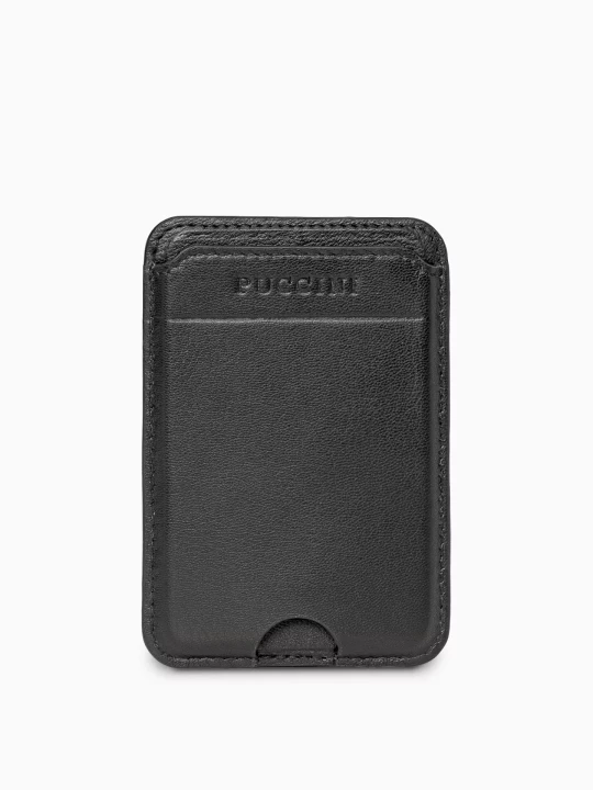 Zdjęcie produktu Etui na karty skórzane magnetyczne do telefonu Puccini