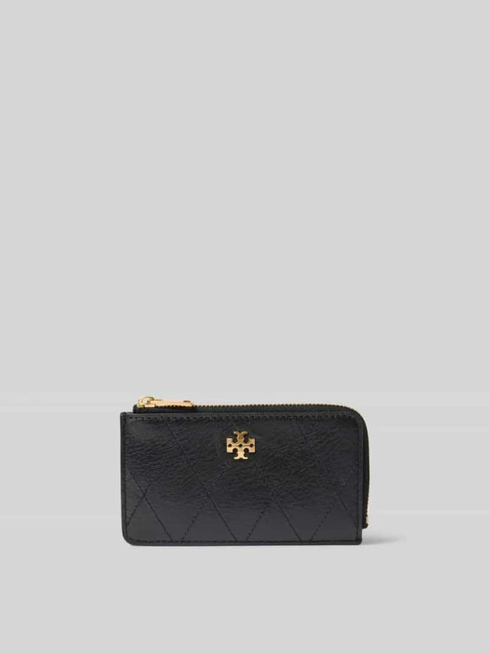 Zdjęcie produktu Etui na karty z naturalnej skóry Tory Burch Czarny