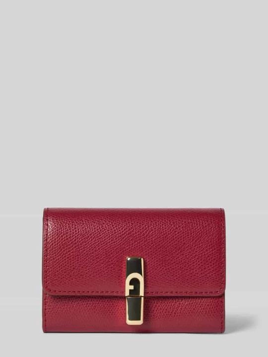 Zdjęcie produktu Etui na karty z przegródkami na karty model 'IRIDE' Furla Ciemnoczerwony