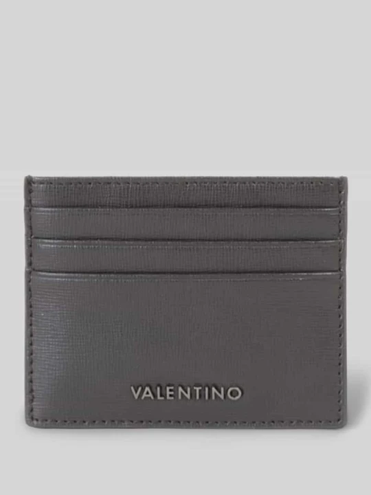 Zdjęcie produktu Etui na karty ze skóry bydlęcej nappa z przegródkami na karty VALENTINO BAGS Ciemnobrązowy