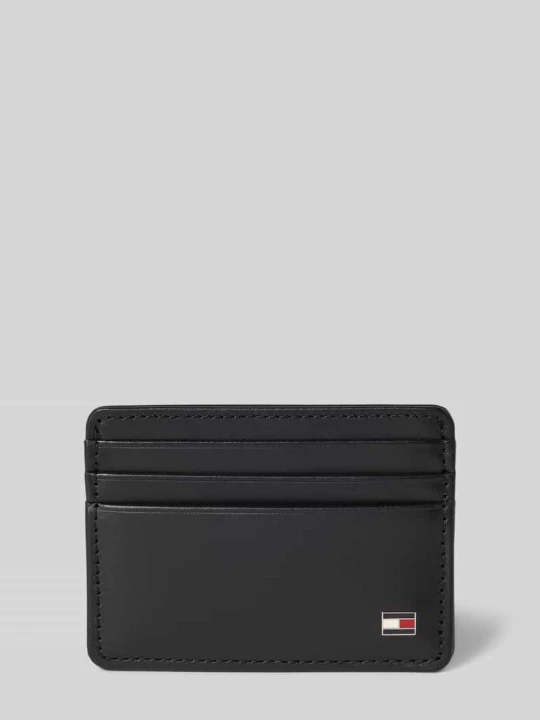 Zdjęcie produktu Etui na karty ze skóry Tommy Hilfiger Czarny
