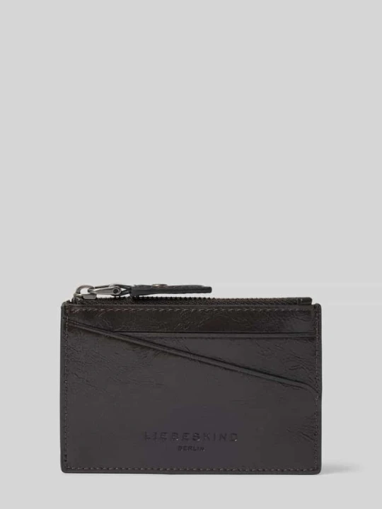 Zdjęcie produktu Etui na klucze ze skóry z wytłaczanym logo model 'AUDREY' Liebeskind Ciemnobrązowy