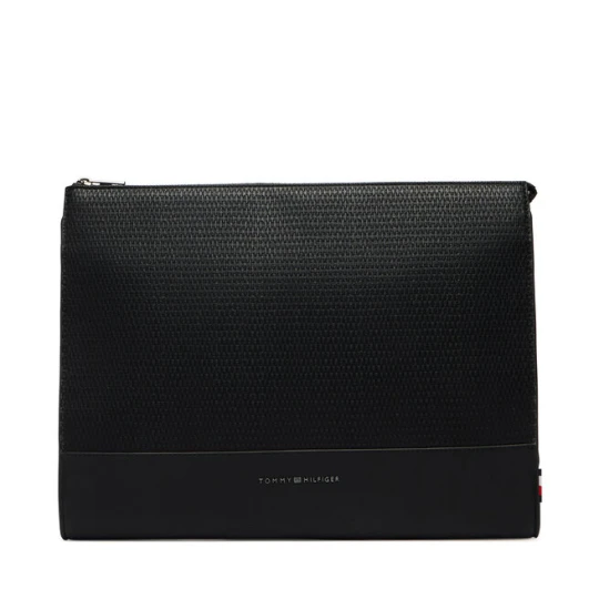 Zdjęcie produktu Etui na laptopa Tommy Hilfiger Metal Logo Woven Laptop Sleeve AM0AM14303 Czarny