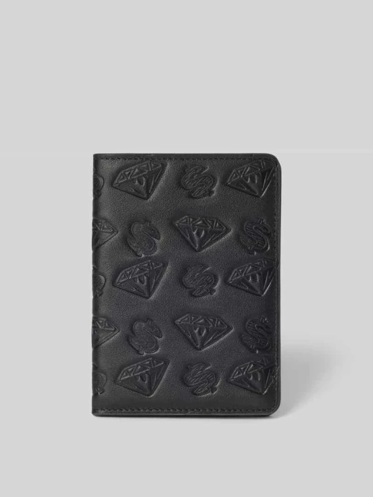 Zdjęcie produktu Etui na paszport ze skóry naturalnej Billionaire Boys Club Czarny