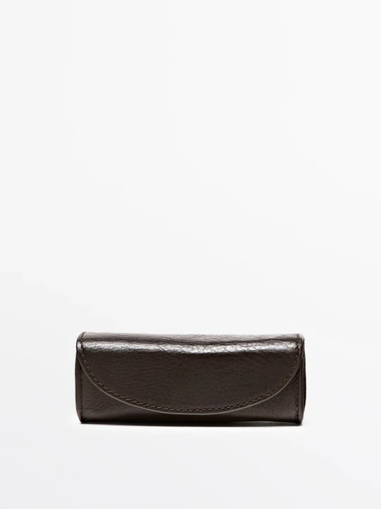 Zdjęcie produktu Etui Na Pierścionki Skóra Nappa - Brązowy - Massimo Dutti - Female
