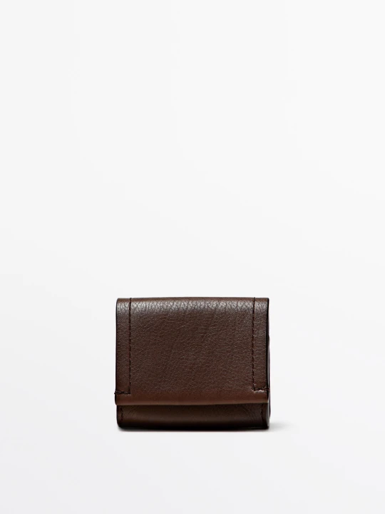 Zdjęcie produktu Etui Na Słuchawki Airpods Ze Skóry Nappa - Skórzany - Massimo Dutti - Male