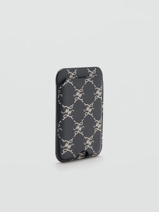 Zdjęcie produktu Etui na telefon z nadrukiem logo granatowy - Kobieta - Rozmiar uniwersalny - MANGO