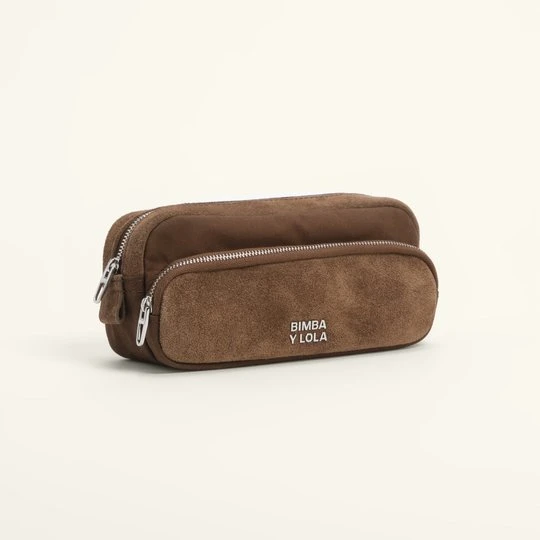 Zdjęcie produktu Etui pocket bawełna i dwoina ciemny khaki BIMBA Y LOLA DARK KHAKI