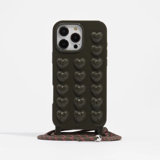 Zdjęcie produktu Etui silikon iPhone 16 PRO błyszczące ciemnozielona BIMBA Y LOLA DARK GREEN