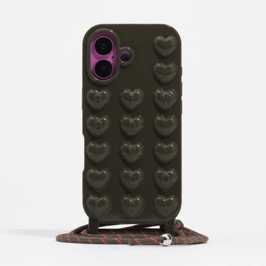 Zdjęcie produktu Etui silikon iPhone 17 błyszczące ciemnozielona BIMBA Y LOLA DARK GREEN