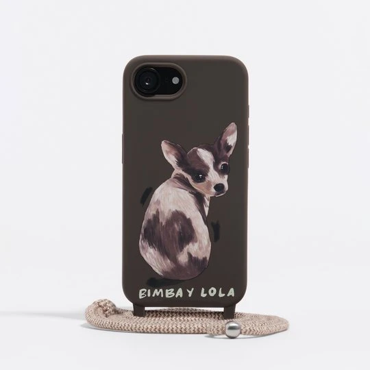 Zdjęcie produktu Etui twarde iPhone 16 e chihuahua czekoladowe BIMBA Y LOLA CHOCOLATE