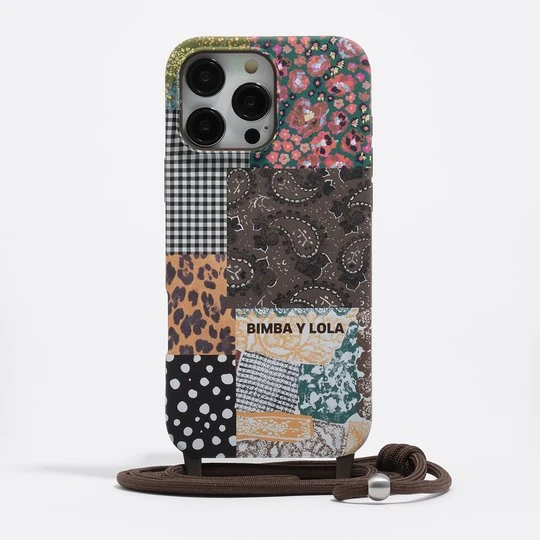 Zdjęcie produktu Etui twarde iPhone 16 Pro Max patchwork BIMBA Y LOLA CHOCOLATE
