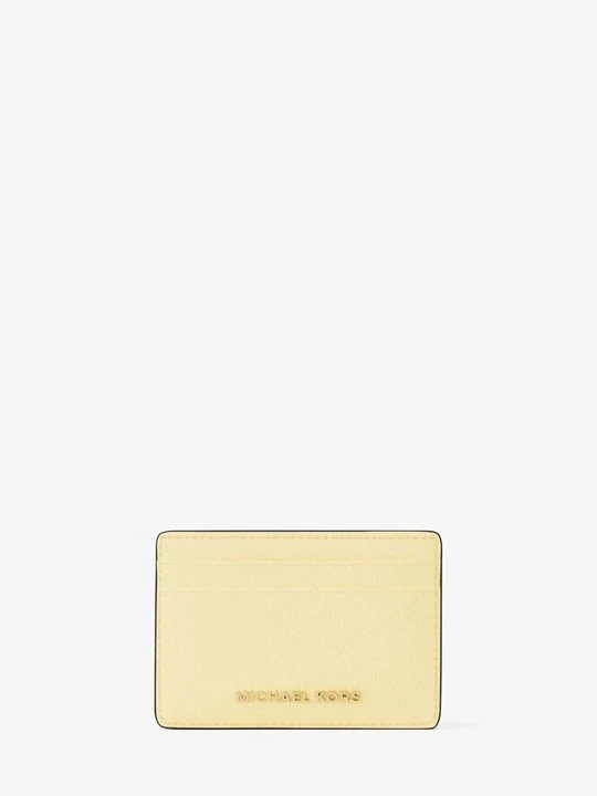 Zdjęcie produktu Etui ze skóry groszkowej Michael Kors CYTRYNOWY (Żółty)