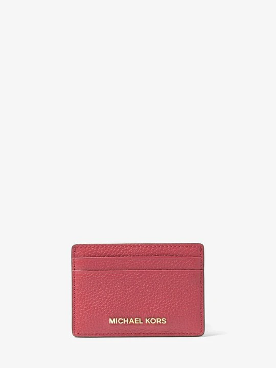 Zdjęcie produktu Etui ze skóry groszkowej Michael Kors JASNOJAGODOWY SORBET (Różowy)