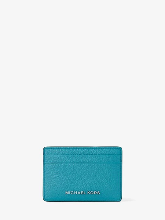 Zdjęcie produktu Etui ze skóry groszkowej Michael Kors NIEBIESKI MILOS (Niebieski)