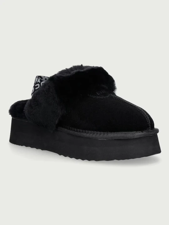 Zdjęcie produktu Everau kapcie damskie zamszowe WAGTAIL czarny