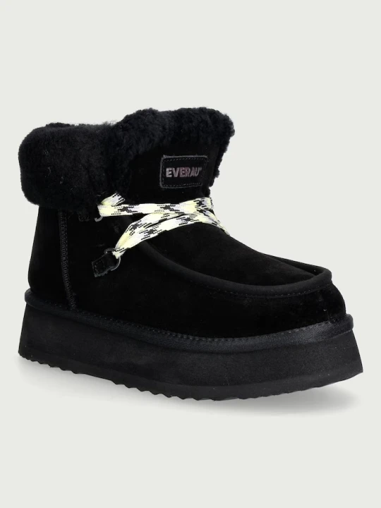 Zdjęcie produktu Everau LAPWING śniegowce damskie zamszowe czarny
