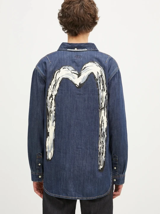 Zdjęcie produktu Evisu koszula jeansowa Daicock Printed