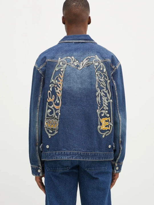 Zdjęcie produktu Evisu kurtka jeansowa Sheridan Daicock Printed