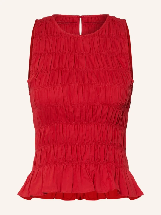 Zdjęcie produktu Faithfull The Brand Top Koszulowy Cales rot CZERWONY