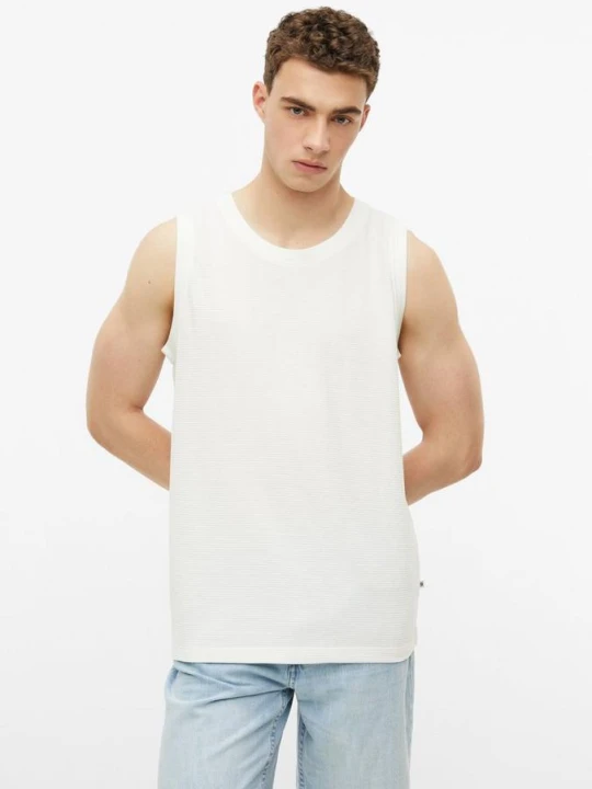 Zdjęcie produktu Fakturowany tank top s.Oliver kremowy