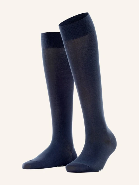 Zdjęcie produktu Falke Podkolanówki Cotton Touch blau 6370 DARK NAVY