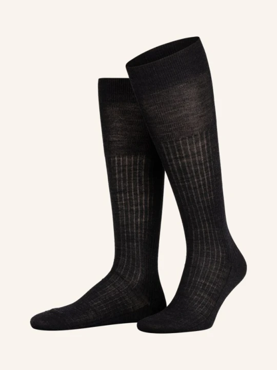 Zdjęcie produktu Falke Podkolanówki Luxury No. 7 grau 3080 ANTHRA.MEL