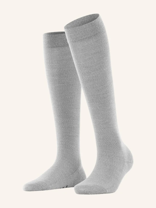 Zdjęcie produktu Falke Podkolanówki Softmerino Z Wełną Merino grau 3830 LIGHT GREY MEL.