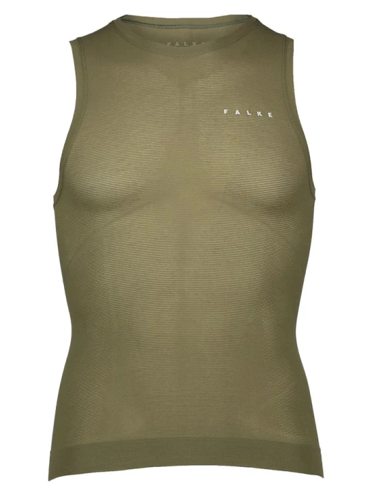 Zdjęcie produktu Falke Podkoszulek funkcyjny "Singlet" w kolorze khaki rozmiar: M