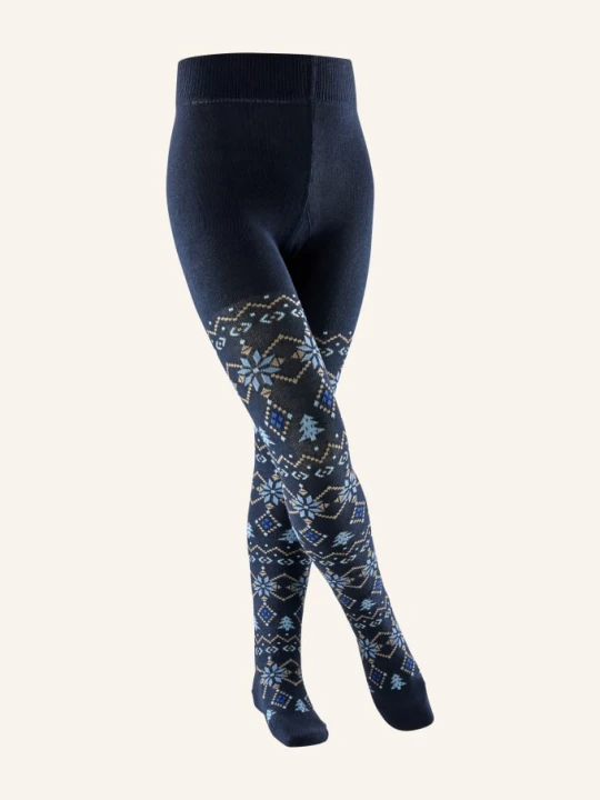 Zdjęcie produktu Falke Rajstopy Nordic Fair Isle blau 6116 SPACE BLUE