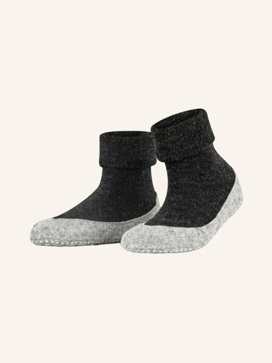 Zdjęcie produktu Falke Skarpety Antypoślizgowe Cosyshoe Z Wełny Merino grau 3099 ANTHRACITE MEL.